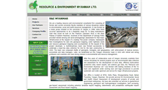 Desktop Screenshot of enviromyanmar.net