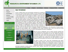 Tablet Screenshot of enviromyanmar.net
